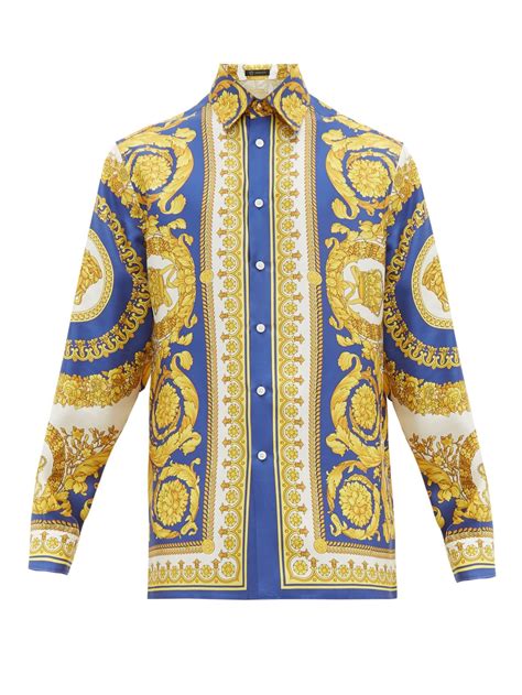 versace silk shirt alternative|Versace silk shirts for cheap.